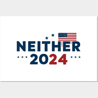 2024 presidential election Neither 2024 Funny Political Campaign Posters and Art